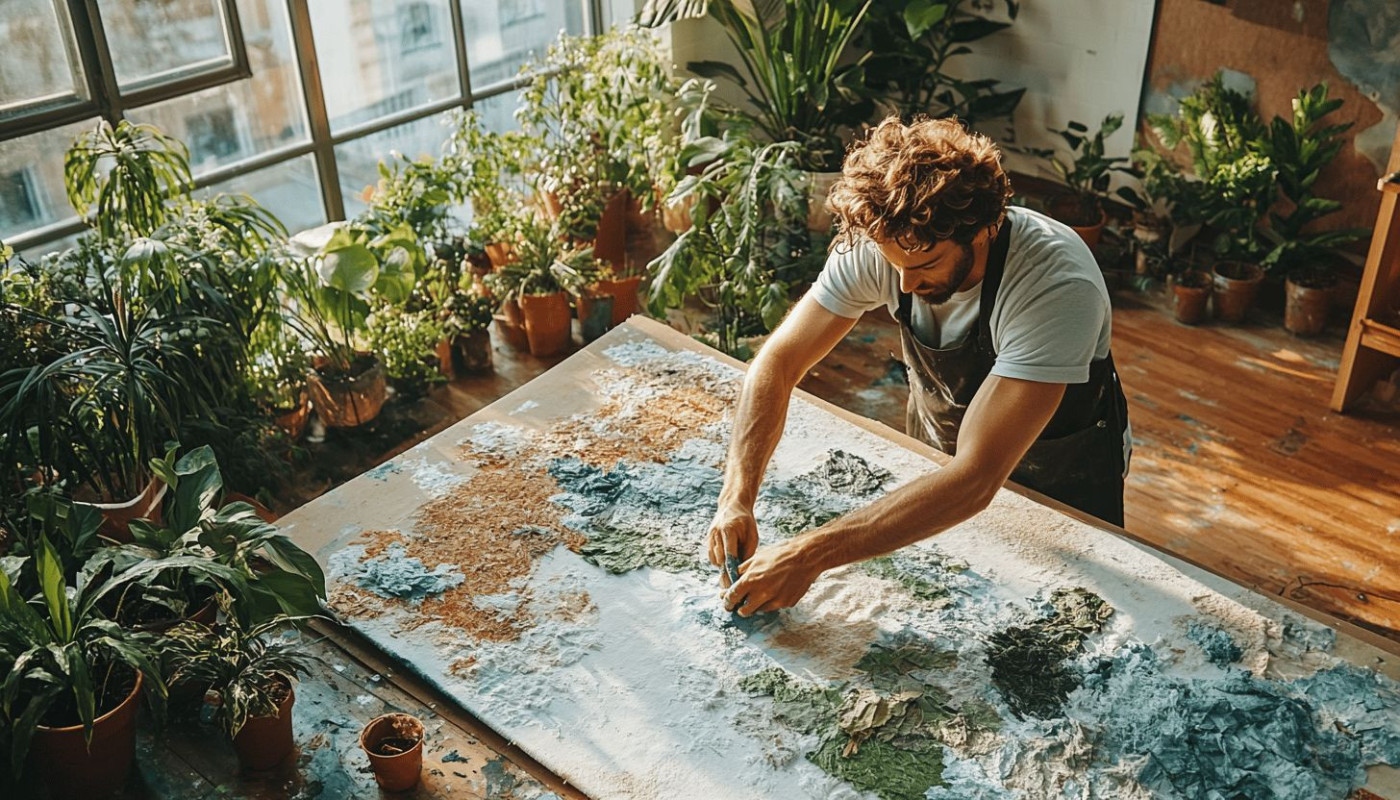 Eco-friendly art sustainable practices in the art community